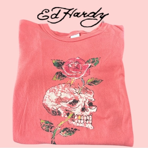 Vintage ED Hardy Long Sleeve Top - Picture 1 of 11